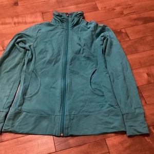 MEC women's cotton zipper up sweater, size S